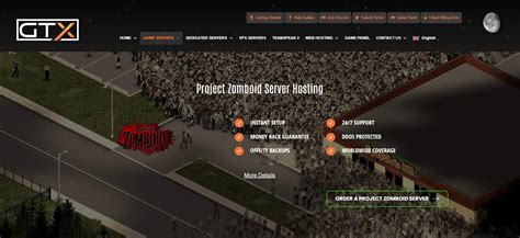 Zomboid server hosting  I have used them for Modded Server Hosting of Project Zomboid, Minecraft, Ark, Conan Exiles and 7 days to die
